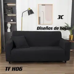 GENERICO - Fundas Sillon Sofa Texturizada Y Elasticadas 3 Cuerpos