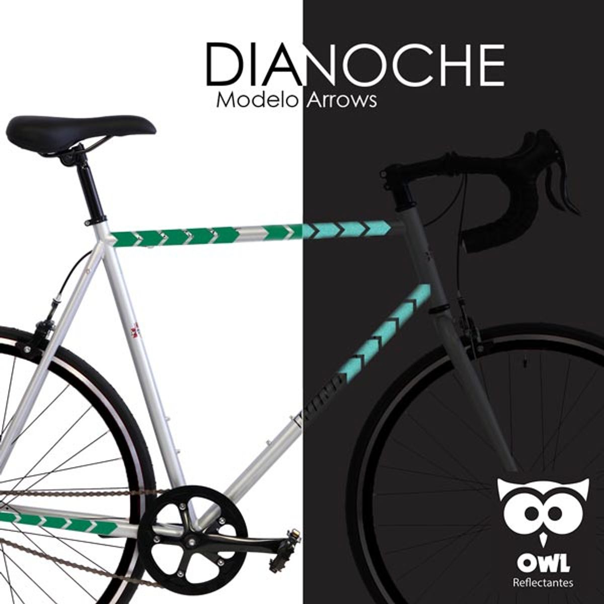 OWL - Reflectante OWL DIY Arrow Verde