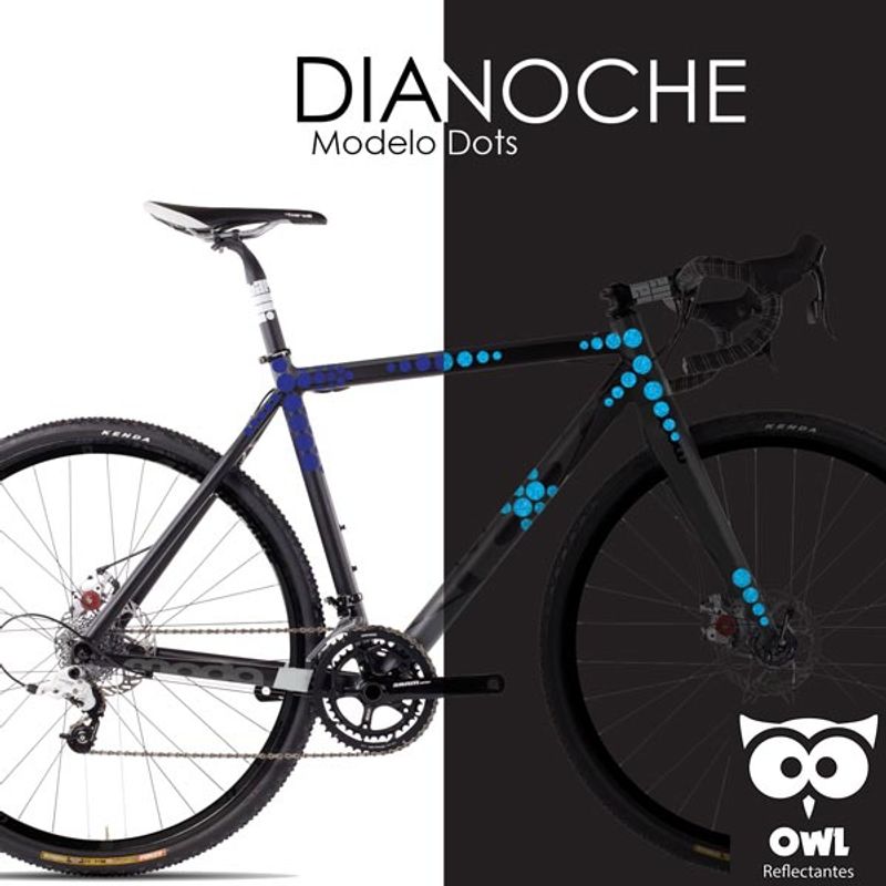 OWL - Reflectante OWL DIY Dots Azul