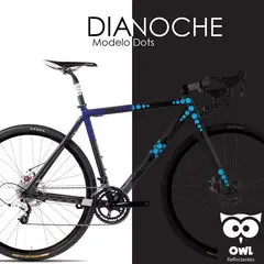 OWL - Reflectante DIY Dots Azul