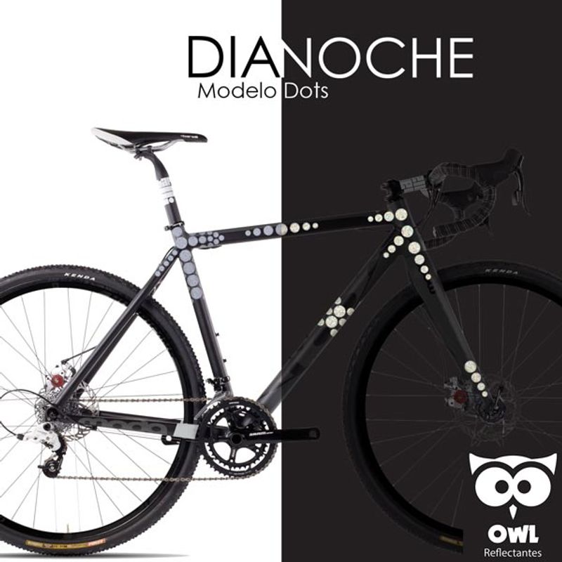 OWL - Reflectante OWL DIY Dots Gris