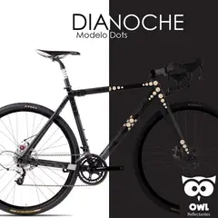 OWL - Reflectante DIY Dots Negro