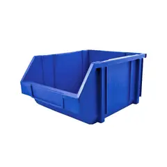 GENERICO - Caja plástica apilable multifunción azul 180x110x80mm