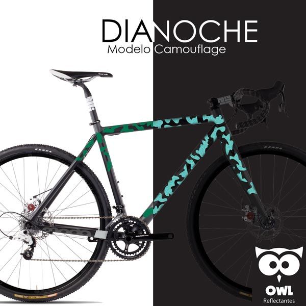 Reflectante DIY Camuflaje Verde