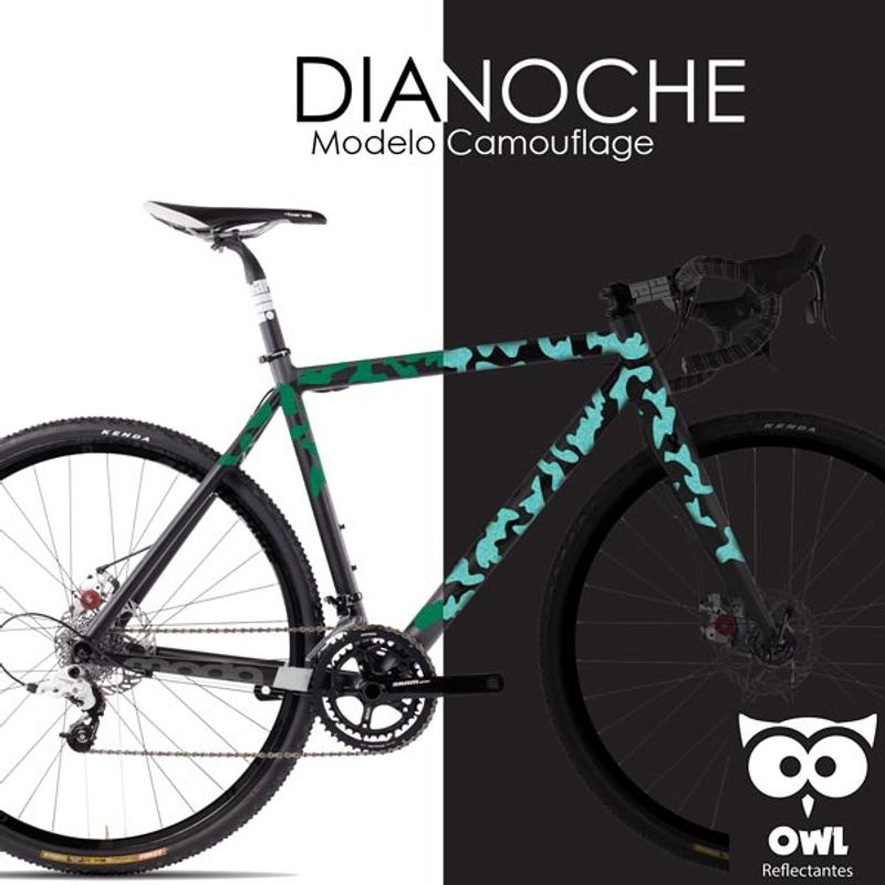 OWL - Reflectante OWL DIY Camuflaje Verde