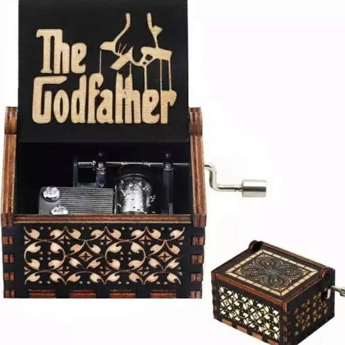 GENERICO - THE GODFATHER caja musical Negra El Padrino