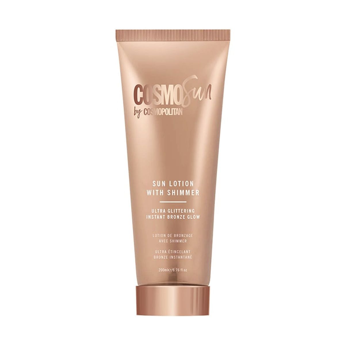 GENERICO - Bronze Locion Corporal Con Brillo Champán Cosmosun 200 Ml