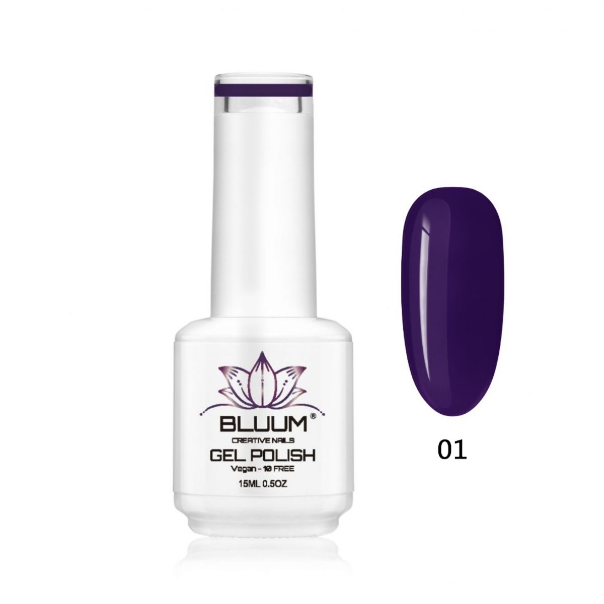 BLUUM - Esmalte Permanente Vivid Blue 01 15ml