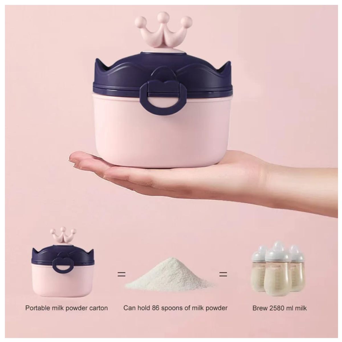 OEM - CONTENEDOR DE LECHE EN POLVO PARA BEBES