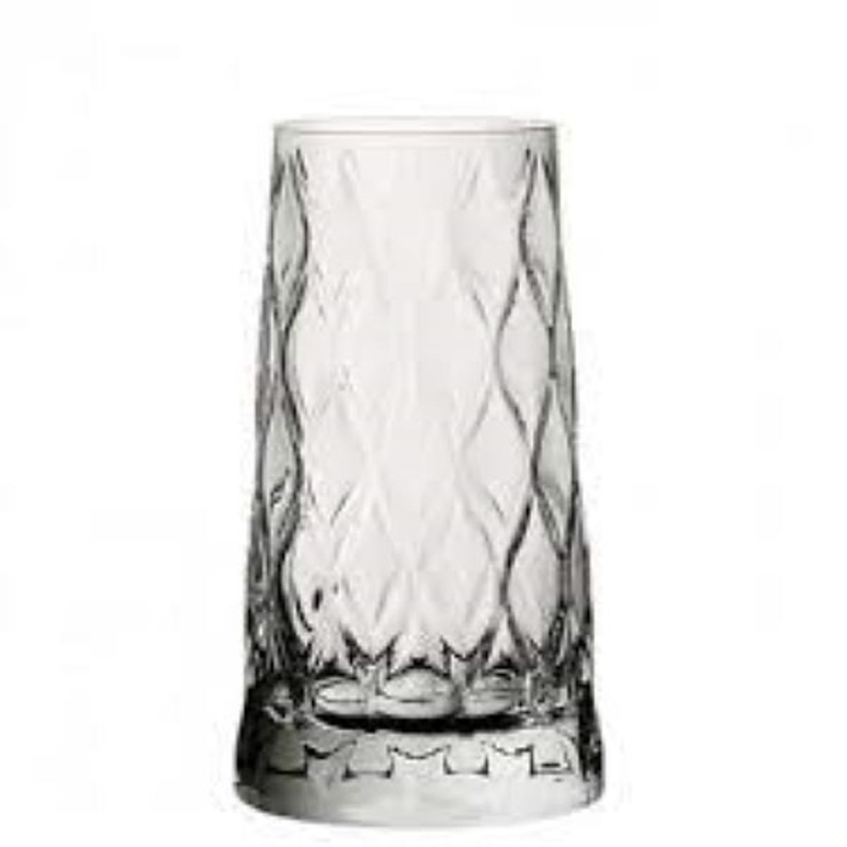 PASABAHCE - Set De 6 Vasos Vidrio Alto 345cc Leafy