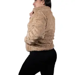 EVERSO - Poleron Unisex- Teddy Cuello Alto Con Cierre