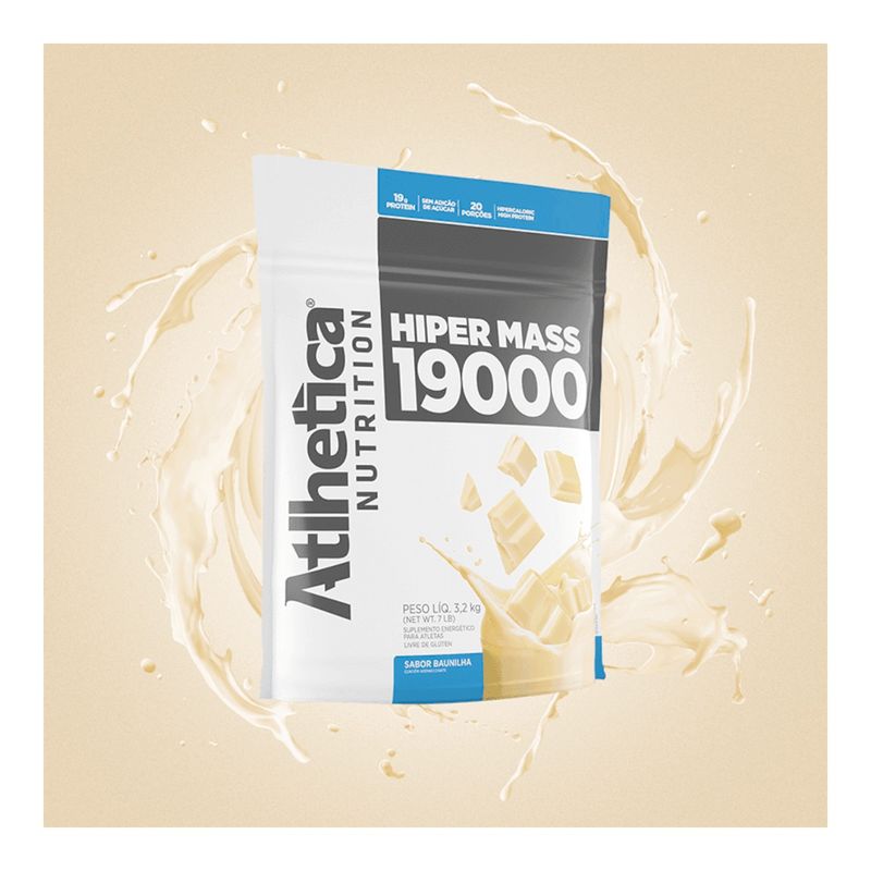 ATLHETICA NUTRITION - Hiper Mass 19000 7 Libras - Atlhetica - Vainilla