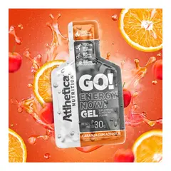 ATLHETICA NUTRITION - Gel Energizante Go! 10 Unidades Naranja - Atlhetica