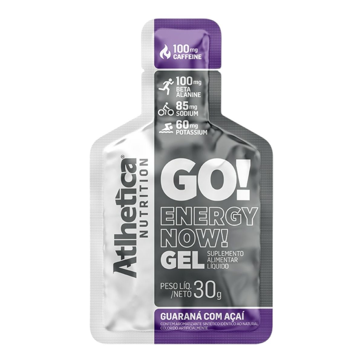 ATLHETICA NUTRITION - Gel Energizante Go! 10 Unidades - Atlhetica Nutrition