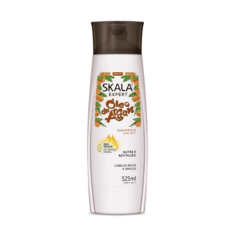 SKALA - Shampoo Óleo De Argán Cabello Seco-Opaco Sin Sal Skala 325 Ml