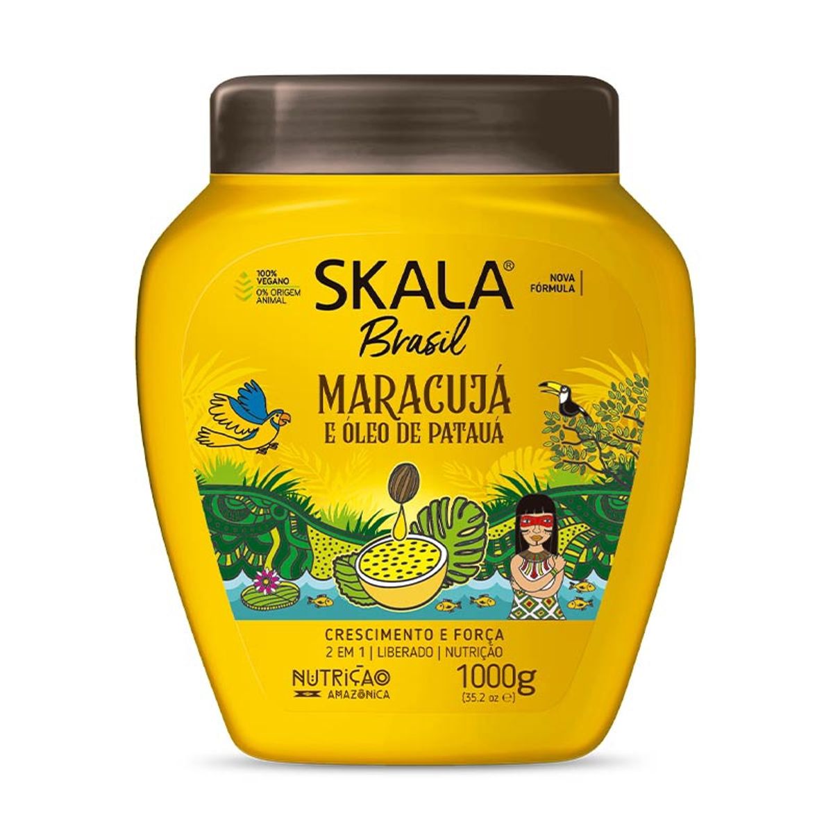 SKALA - Máscara Maracuya Nutritiva 2 En 1 Skala 1000 G