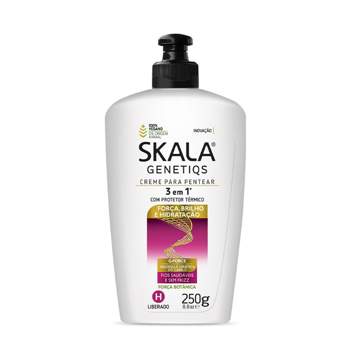 SKALA - Crema De Peinar Genetiqs Brillo Protección Térmica Skala 250 G
