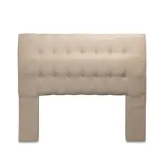 GENERICO - Respaldo Cama 2 Plazas Lino Beige Sevilla CP
