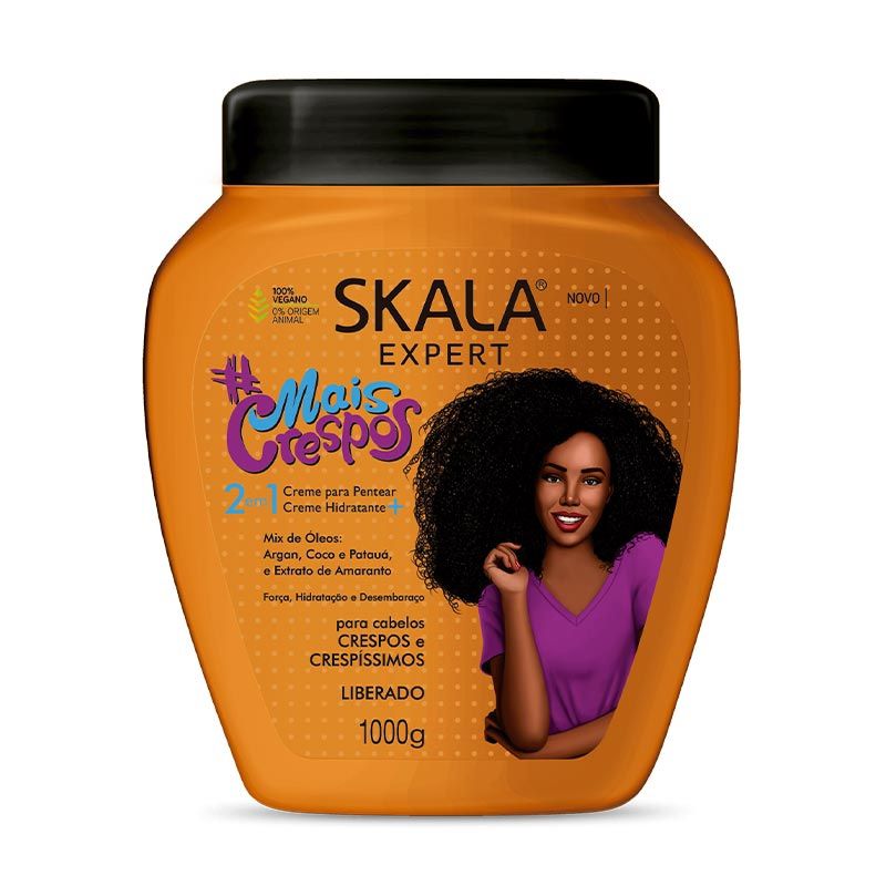 SKALA - Máscara Mais Crespos Hidratante 2 En 1 Skala 1000 G
