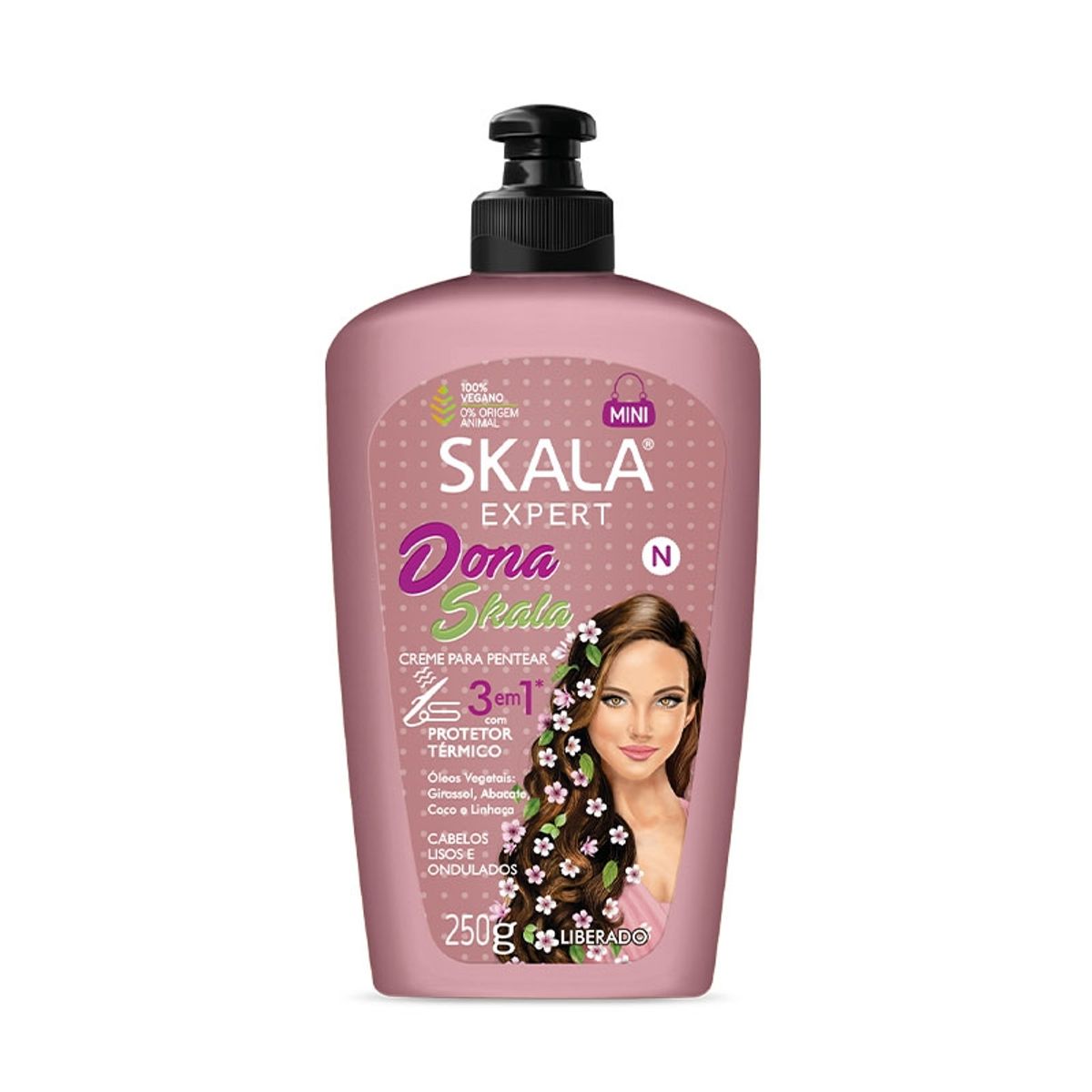SKALA - Crema De Peinar Dona Protección Térmica Todo Cabello Skala 250 G