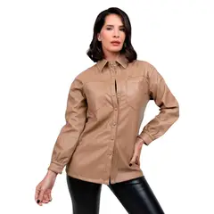 TODOPIEL - Camisa EcoCuero CHG61 Beige