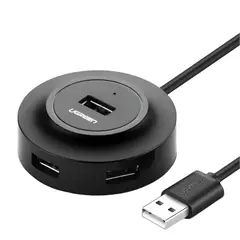 UGREEN - HUB USB 2.0 A a 4 Puertos USB 2.0 A Negro