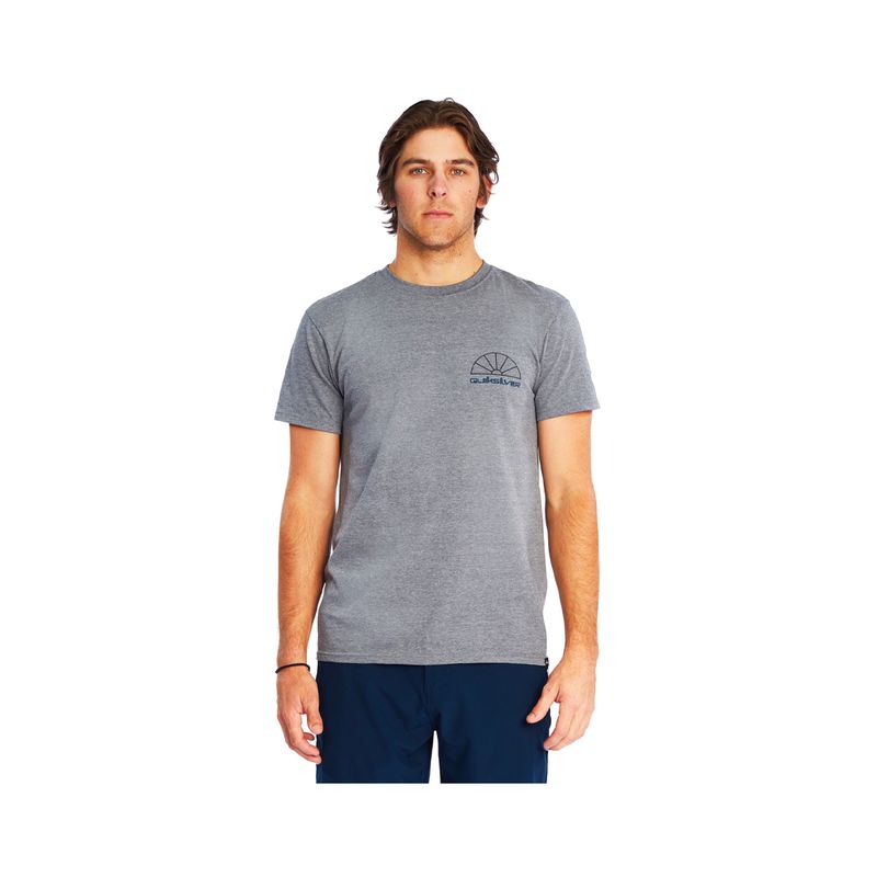 QUIKSILVER - Polera Quiksilver Sun Reflections Hombre Medium Grey Heather
