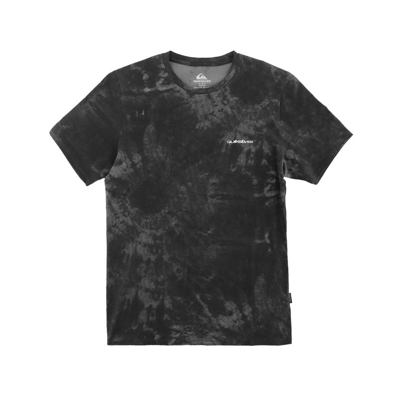 QUIKSILVER - Polera Quiksilver Big Logo Tye Dye Niño Marengo