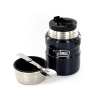 Termo de comida King 470ml acero inoxidable negro