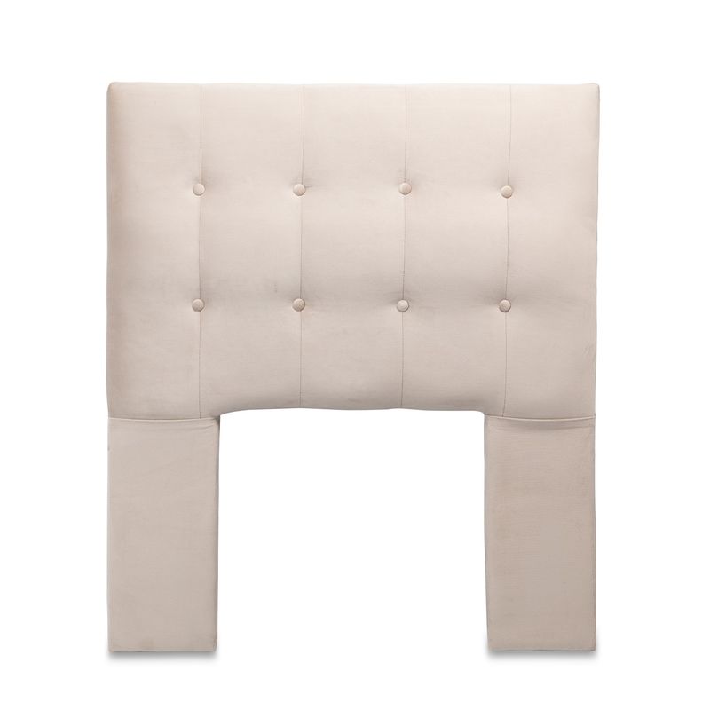 GENERICO - Respaldo Cama 1,5 Plazas Felpa Beige Sevilla CP
