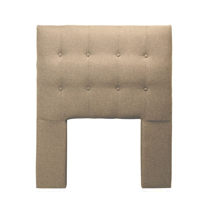 GENERICO - Respaldo Cama 1 Plaza Lino Beige Sevilla CP