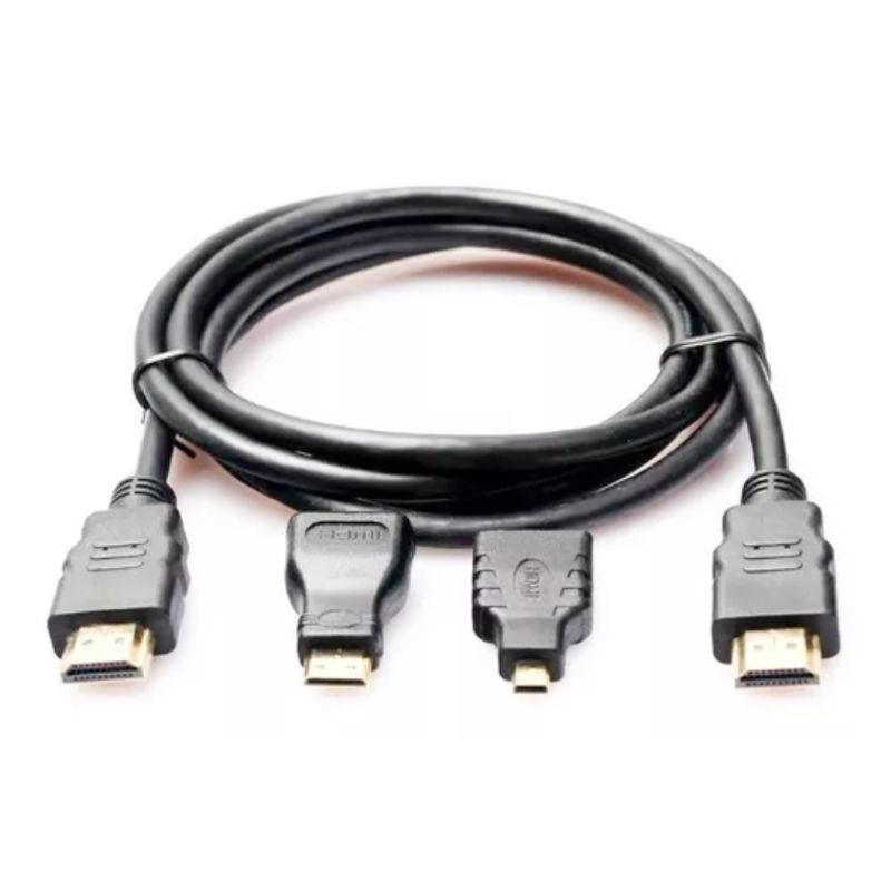 GENERICO - Cable Hdtv 3 En 1 Hdmi