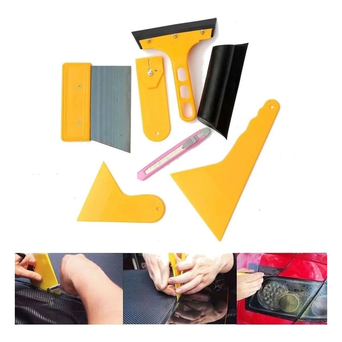 GENERICO - Kit Herramientas Profesional Polarizado Vinilo Tuning