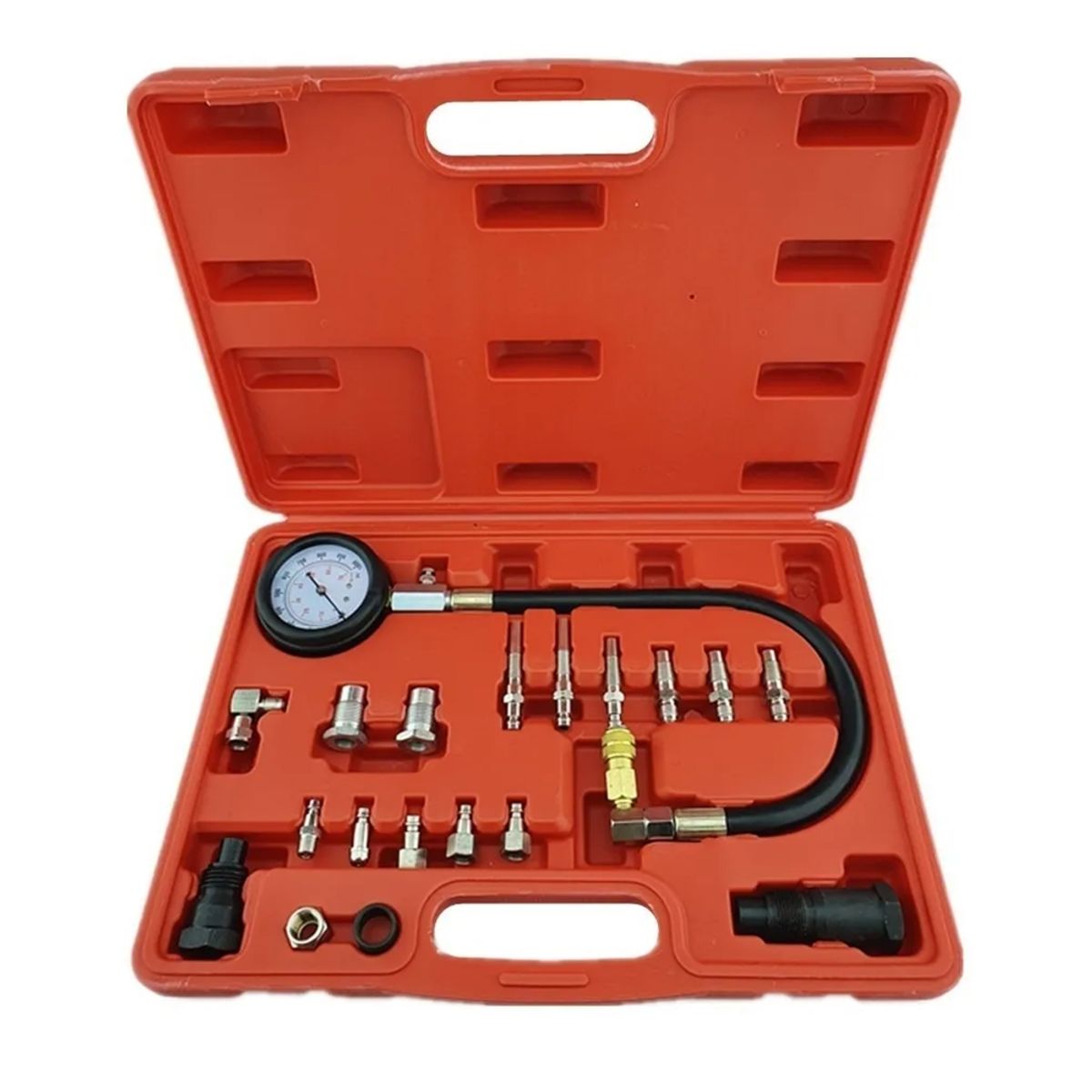 GENERICO - Set Manometro Compresimetro Diesel Petrolero Universal