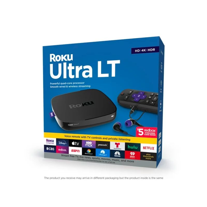 ROKU - Roku Ultra LT 4662RW - Dispositivo de streaming 4K HD HDR