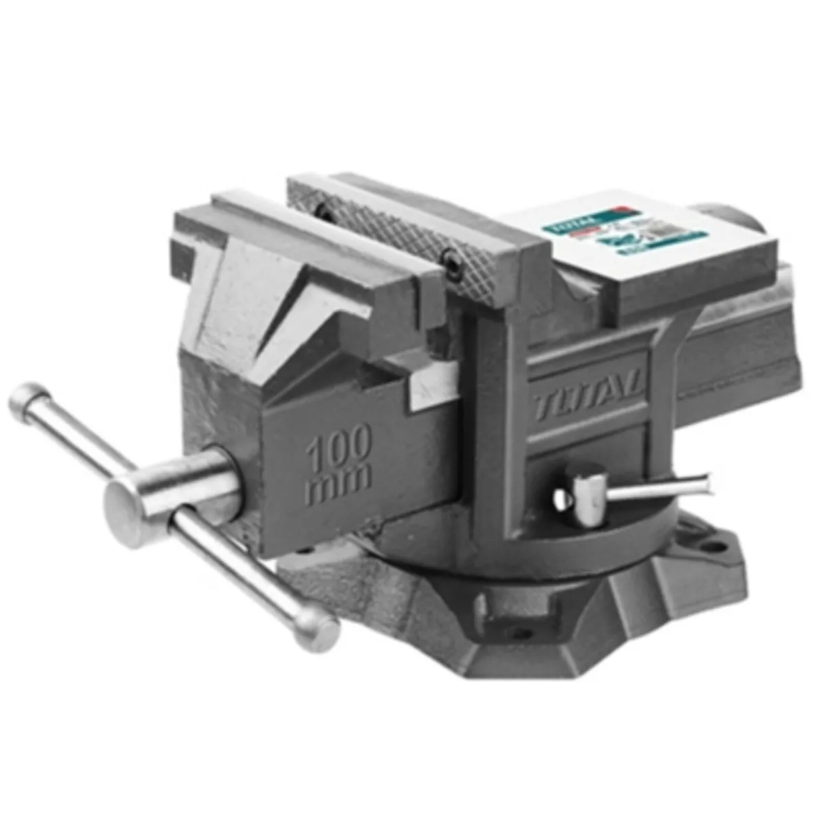 TOTAL TOOLS - Tornillo De Banco Mecanico Base Giratoria 4 Pulgadas Total