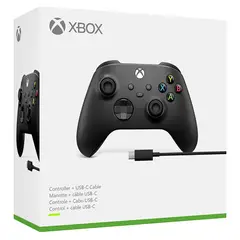XBOX - Control Inalámbrico Negro Cable USB C