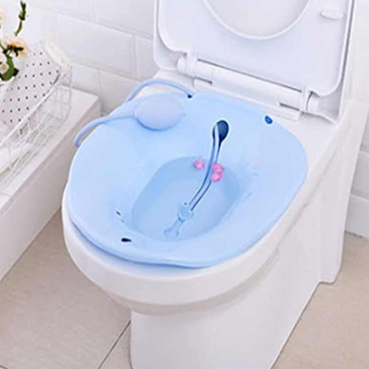 KUANGYE - Baño De Asiento -  Alivio Hemorroides Embarazo Bidé Portátil