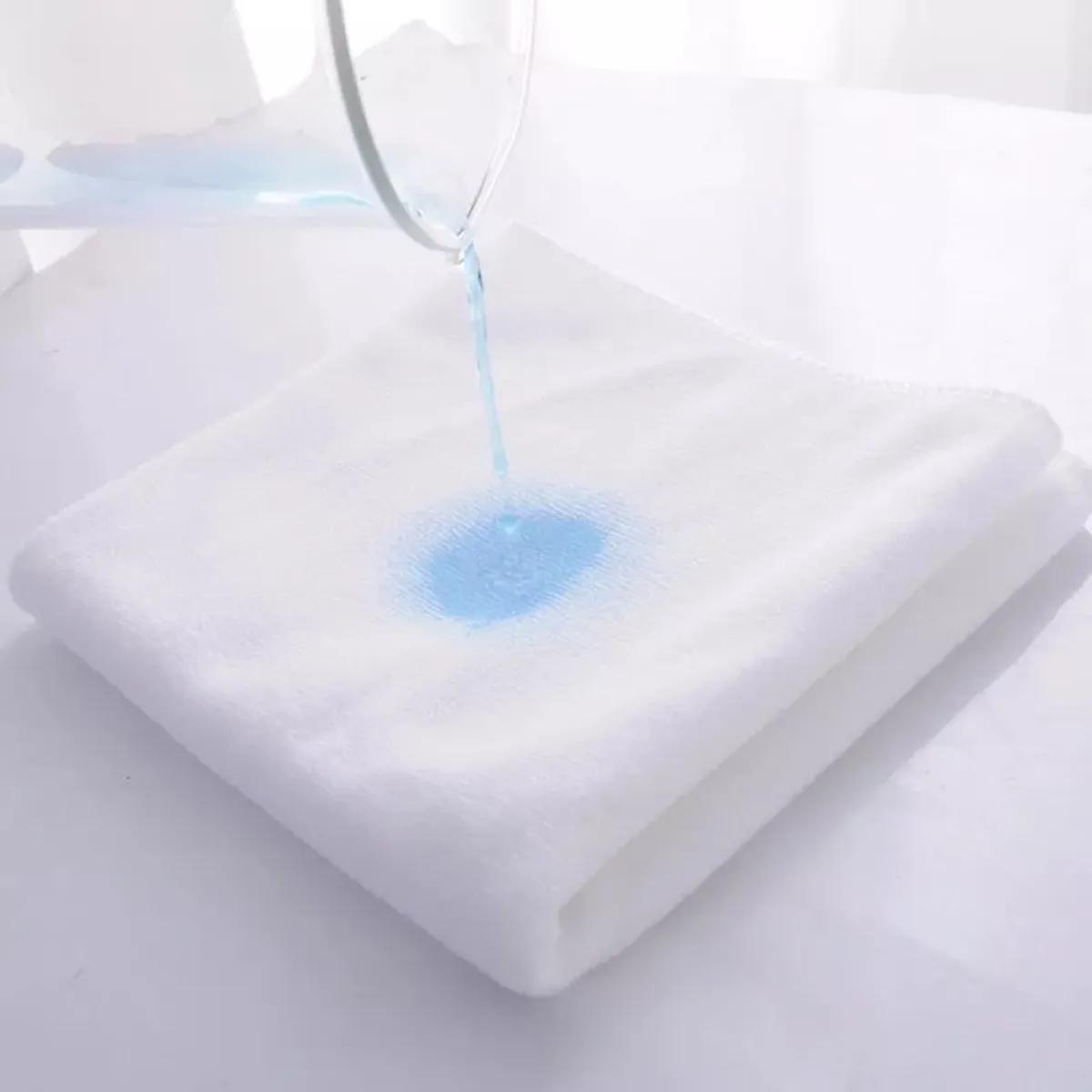 KUANGYE - 10 Toallas Microfibras Para Barberia Peluquería Blanca 75x35cm