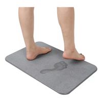 Tapetealfombra Piso De Baño Engomada Antideslizante Secado