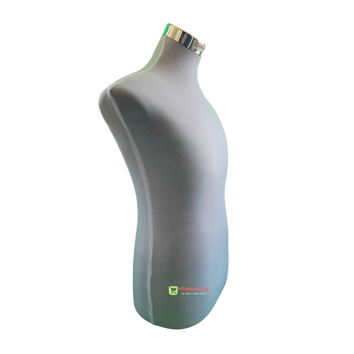 GENERICO - Torso Maniqui Hombre Plastico Sin Pedestal Blanco