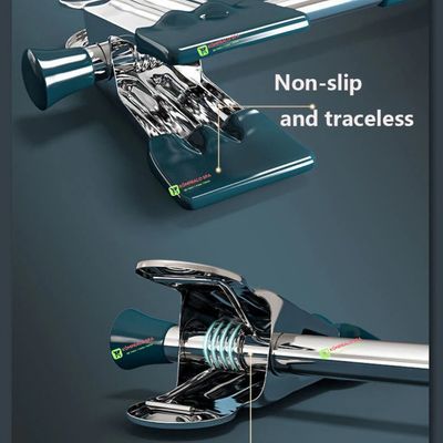 Imagen 2 del producto Pack 10 Colgadores Metal Goma Verde Con Pinzas Pantalon 30cm