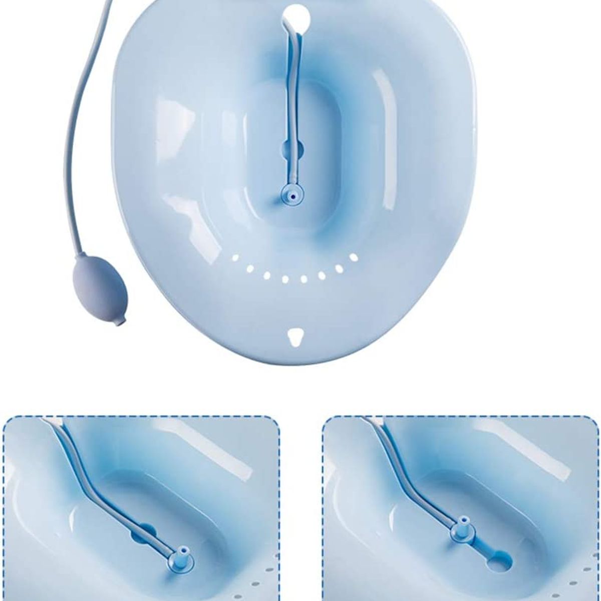 KUANGYE - Baño De Asiento Alivio Hemorroides Embarazo Bidé Portátil