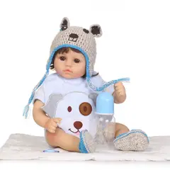 TIOZONEY - Muñeca bebe reborn vinilo de silicona juguetes.