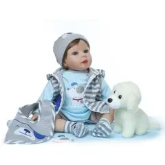 TIOZONEY - Muñeca bebe reborn vinilo de silicona juguetes.