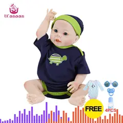 TIOZONEY - Muñeca vinilo silicona cuerpo completo realista para bebés Reborn de 1..