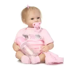 TIOZONEY - Muñeca bebe reborn vinilo de silicona juguetes.