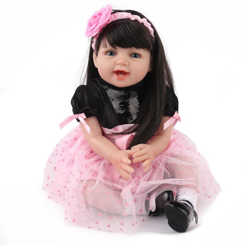 TIOZONEY - Muñeca bebe reborn vinilo de silicona juguetes.