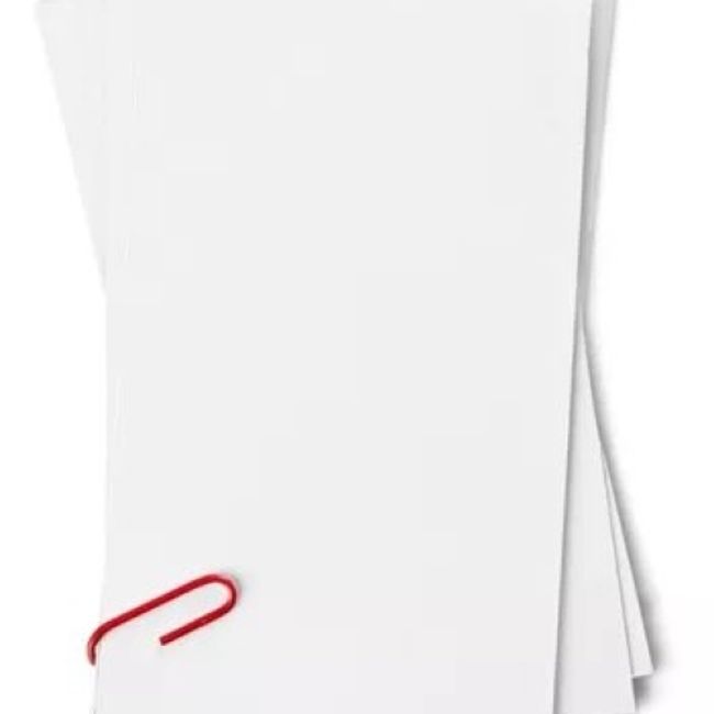 GENERICO - Papel Blanco A4 80 g Lisa De 100 Hojas Manualidades…