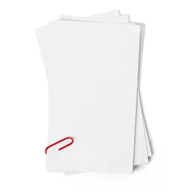 GENERICO - Papel Blanco A4 80 g Lisa De 100 Hojas Manualidades…